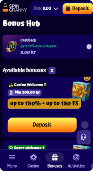 SpinGranny Casino - Ontdek de voordelen
