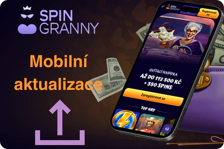 Automatické aktualizace a funkce podpory aplikace Spin Granny Casino na mobilním zařízení s bonusovými nabídkami