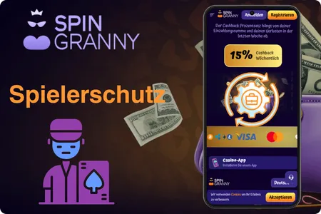 Spielerschutz und Limits bei Spingranny Online