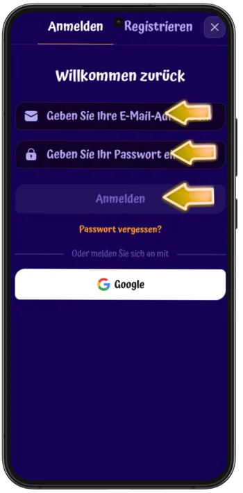 Spin Granny Casino Login E-Mail Passwort Anmelden