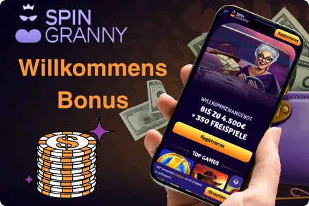 Spin Granny Casino Willkommensbonus Startseite Registrieren Button