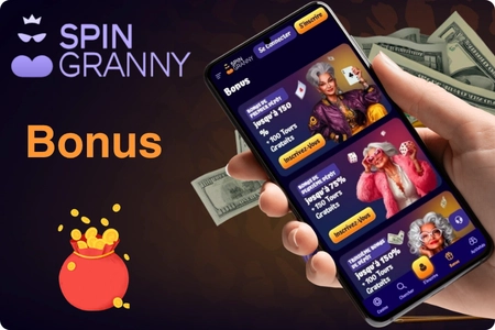 Sélection du bonus lors du dépôt chez SpinGranny Casino