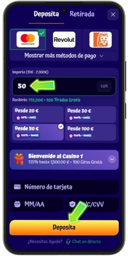 Depósito en SpinGranny Casino con Visa, Skrill y niveles de bono