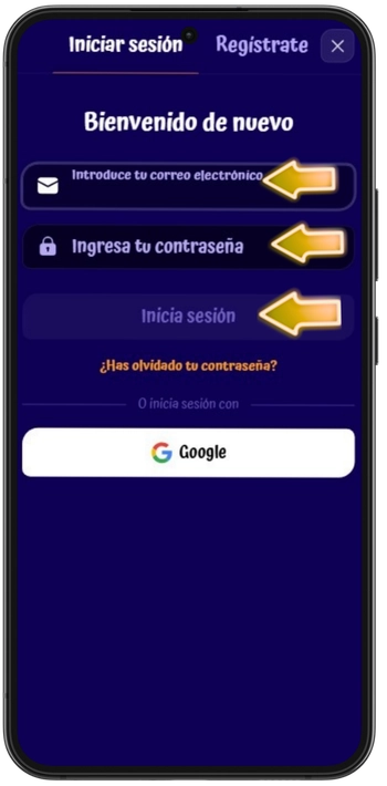 SpinGranny Casino inicio de sesión correo electrónico contraseña