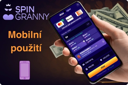 Platební metody SpinGranny Casino na smartphonu