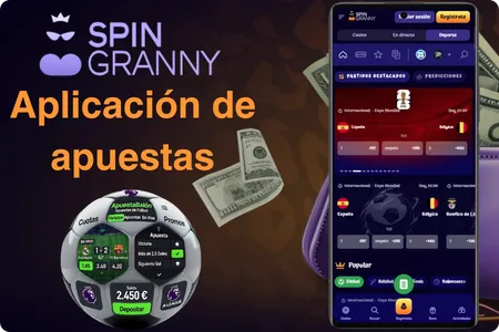 Aplicación de apuestas Spin Granny